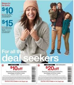 Target Clothing Sale Nov 24 - 27, 2019