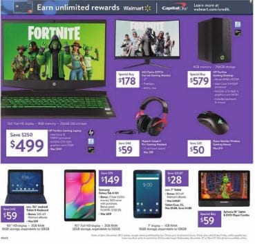 Walmart Black Friday Sale 2019 Gaming Laptops Office Electronics And Cameras