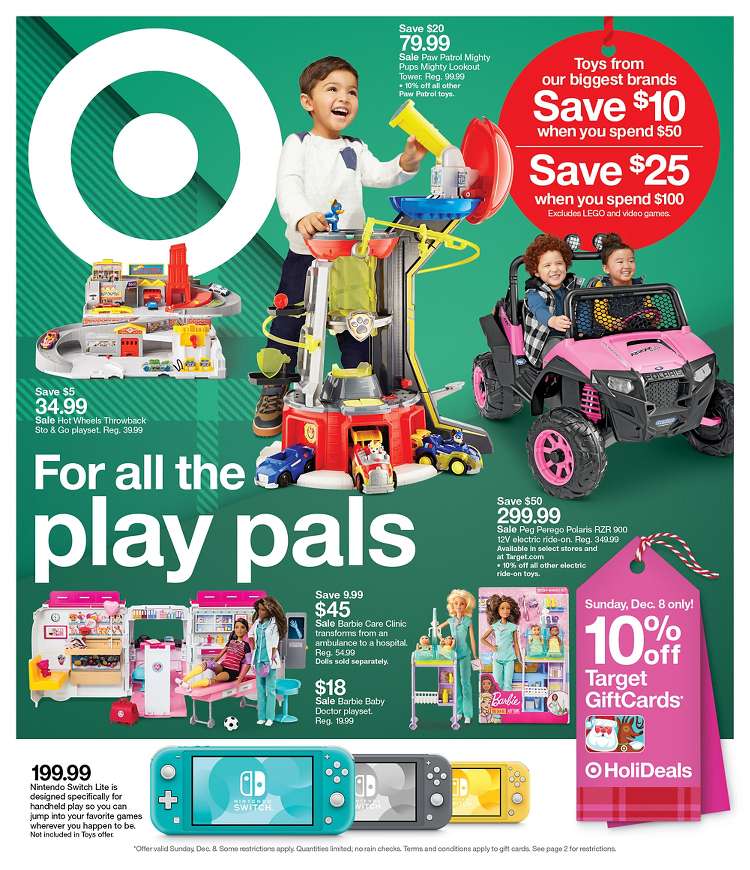 Target Christmas Toys Dec 8 - 14, 2019 | Cyber Week and Weekly Ad