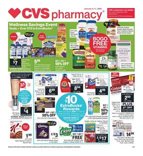 CVS Weekly Ad Wellness Savings Jan 5 - 11, 2020