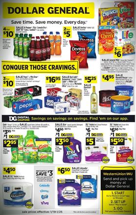 Dollar General Ad DG Coupons Jan 19 - 25, 2020