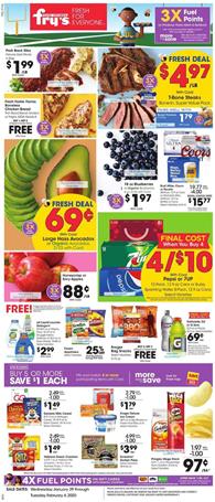 Fry's Weekly Ad Deals Jan 29 - Feb 4, 2020