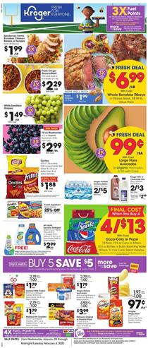 Kroger Weekly Ad Grocery Jan 29 - Feb 4, 2020