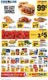 Food Lion Weekly Ad Strawberries 3 for $5