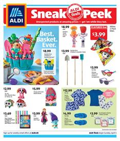 ALDI Ad In-Store Sale Apr 5 - 11, 2020