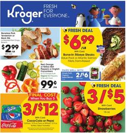 Kroger Weekly Ad 5x Event Mar 11 - 17, 2020