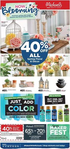 Michaels Weekly Ad Sale Mar 8 - 14, 2020