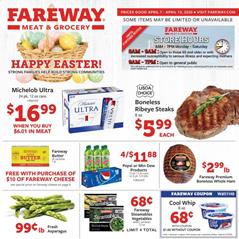 Fareway Weekly Ad Easter Apr 7 - 13, 2020