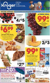 Kroger Weekly Ad Sale Apr 15 - 21, 2020