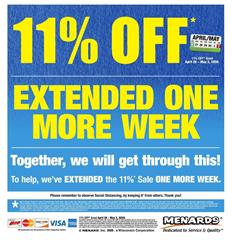 Menards Outdoor Cooking and Grilling Sale