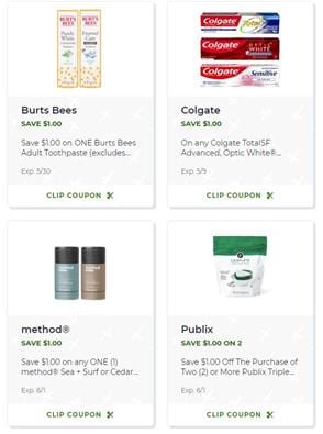 New Publix Digital Coupons Personal Care