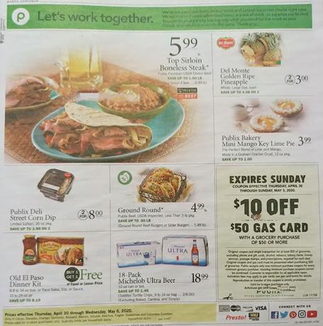Publix Weekly Ad Preview Apr 29 May 5 2020