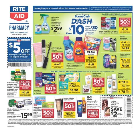 Rite Aid Weekly Ad Preview Apr 26 May 2 2020
