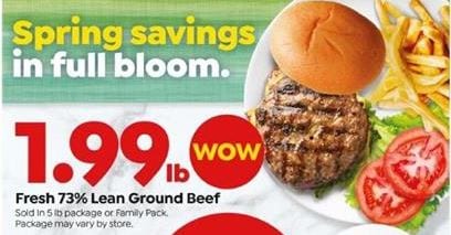 Save A Lot Ground Beef Deal