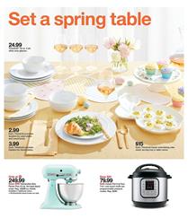 Target Easter Table Ware Apr 5 - 11, 2020