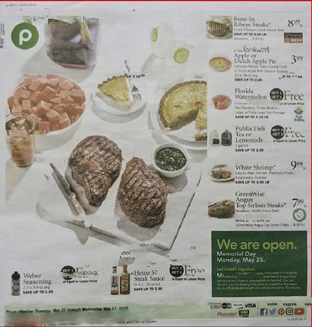 Publix Weekly Ad Preview May 20 26 2020