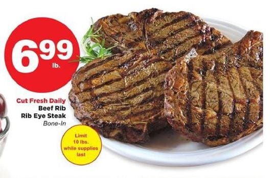 Stater Bros Ad Memorial Day Rib Eye Steak