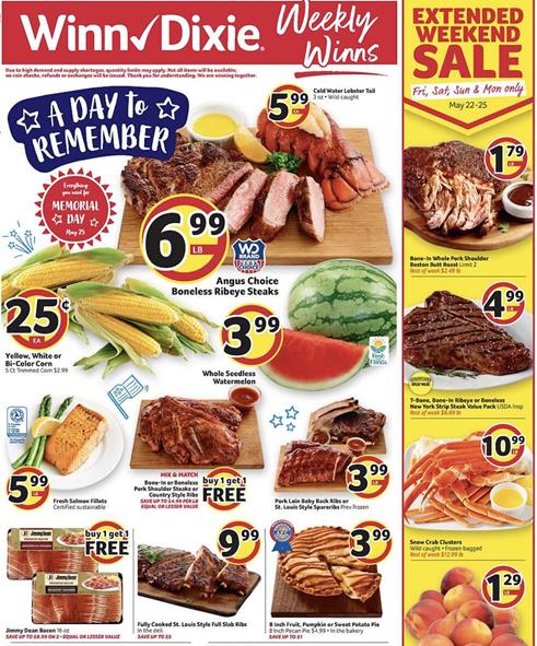 Winn Dixie Weekly Ad Preview May 20 26 2020