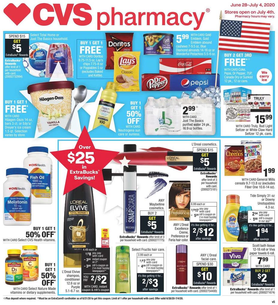 CVS Weekly Ad Deals Jun 28 Jul 4, 2020 WeeklyAds2