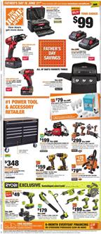 Home Depot Father's Day Gifts Jun 11 - 21, 2020