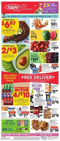 Ralphs Weekly Ad Father's Day Jun 17 - 23, 2020