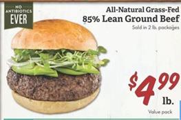 Sprouts Grass-Fed Ground Beef Deal