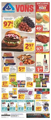 Vons Weekly Ad Grocery Jun 24 - 30, 2020