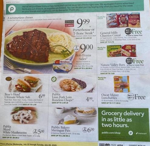 Publix Weekly Ad Preview Jul 22 - 28, 2020