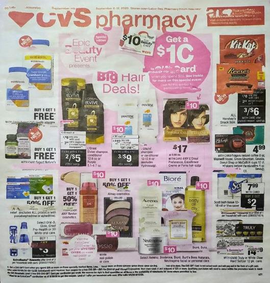 CVS Weekly Ad Preview Sep 6 12 2020