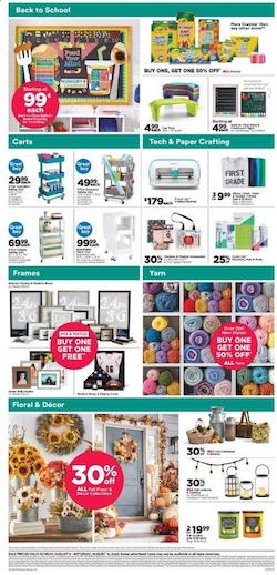 Michaels Weekly Ad Pencil Deals Aug 9 15 2020