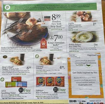 Publix Weekly Ad Preview Aug 12 18 2020