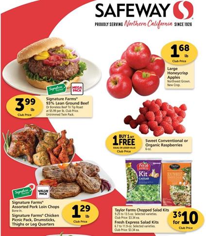 Safeway Weekly Ad Preview Oct 7 13 2020