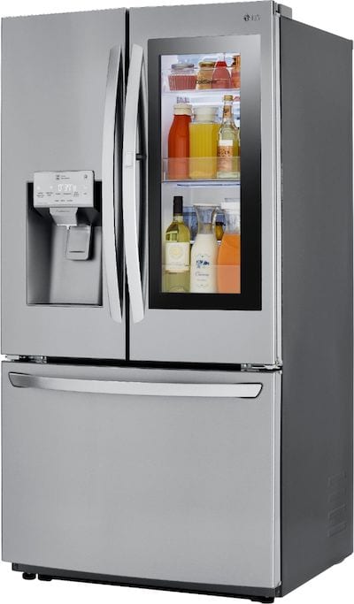 LG - 26 Cu. Ft. French InstaView Door-in-Door Refrigerator with Wifi