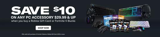 Save $10 on PC Accessories at Gamestop