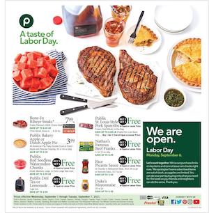 Publix Weekly Ad Sep 1 - 7, 2021