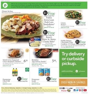 Publix Weekly Ad Sep 15 - 21, 2021