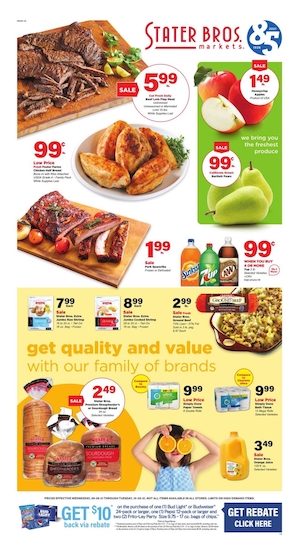 Stater Bros Ad Sep 29 - Oct 5, 2021