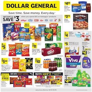 Dollar General Ad Oct 10 - 16, 2021