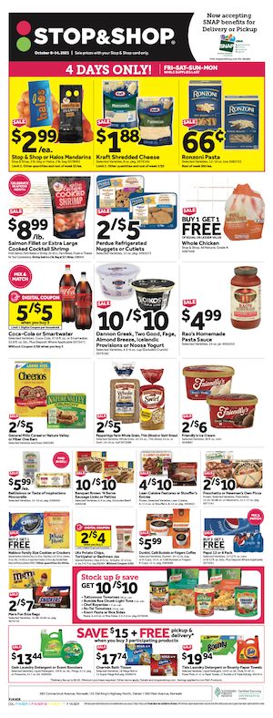 Stop & Shop Weekly Ad Oct 8 - 14, 2021