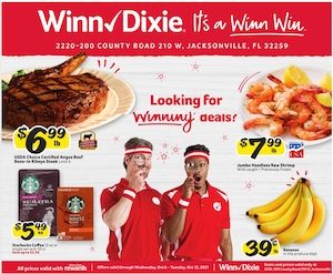 Winn Dixie Weekly Ad Oct 6 - 12, 2021