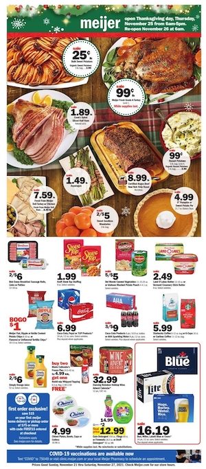 Meijer Weekly Ad Nov 21 - 27, 2021