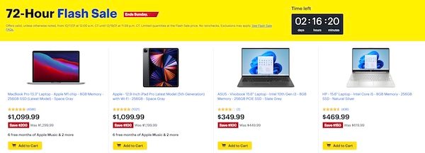 Best Buy 72-Hour Flash Sale 2021
