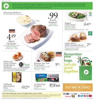 Publix Weekly Ad Jan 12 - 18, 2022