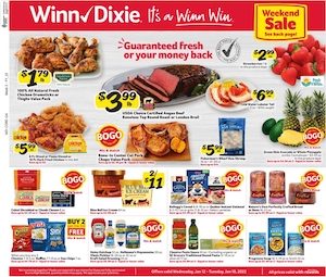 Winn Dixie Weekly Ad Jan 12 - 18, 2022