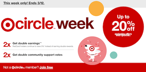 Target Circle Week Deal Ends 3 12 22