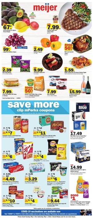 Meijer Weekly Ad May 1 - 7, 2022
