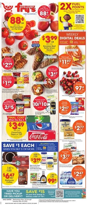 Fry's Weekly Ad May 18 - 24, 2022