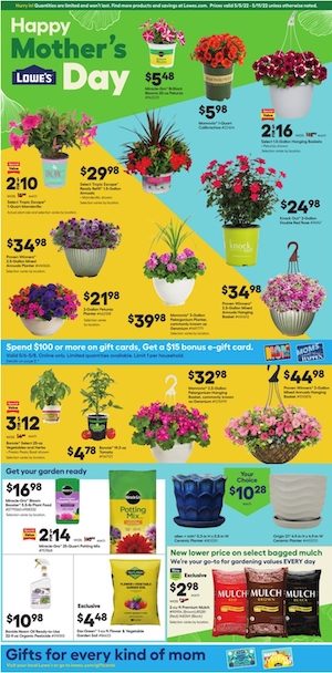 Lowe's Weekly Ad May 5 - 11, 2022