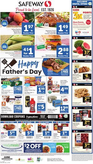 Safeway Weekly Ad Jun 15 - 21, 2022