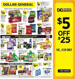 Dollar General Weekly Ad Sep 18 - 24, 2022